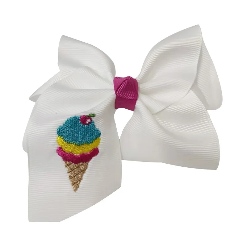 

4-Inch Summer Cool Embroidered Custom Solid Color