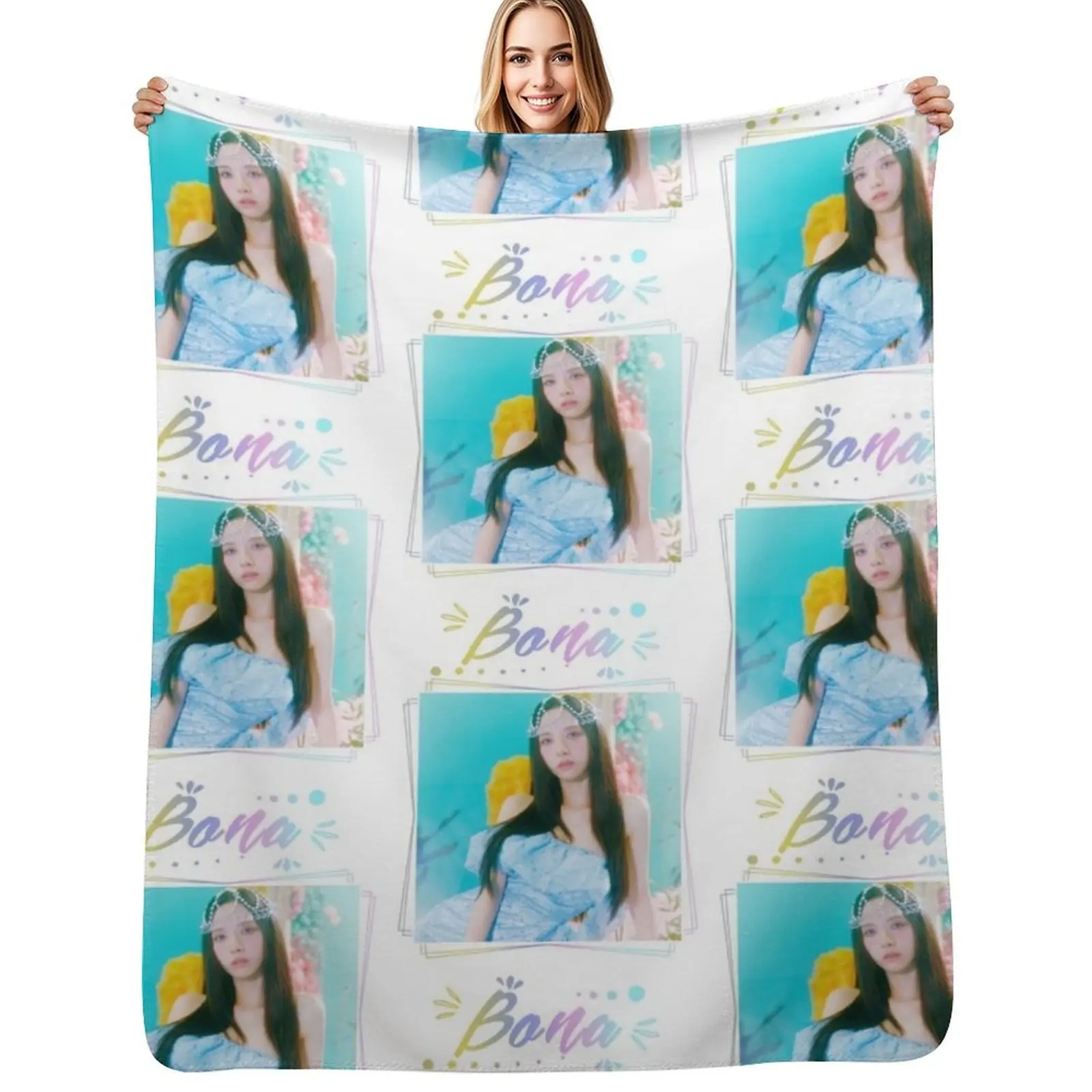 WJSN - Bona Throw Blanket Cozy Throw Blanket Birthday Gift for Him Her