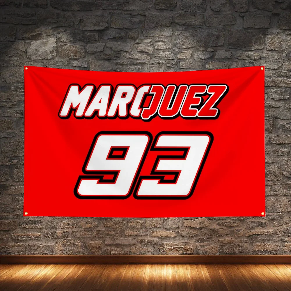 M-Marc Marquez 93 bandiera pubblicitaria per la decorazione della casa per appendere bandiere e striscioni decorativi decorazioni per esterni