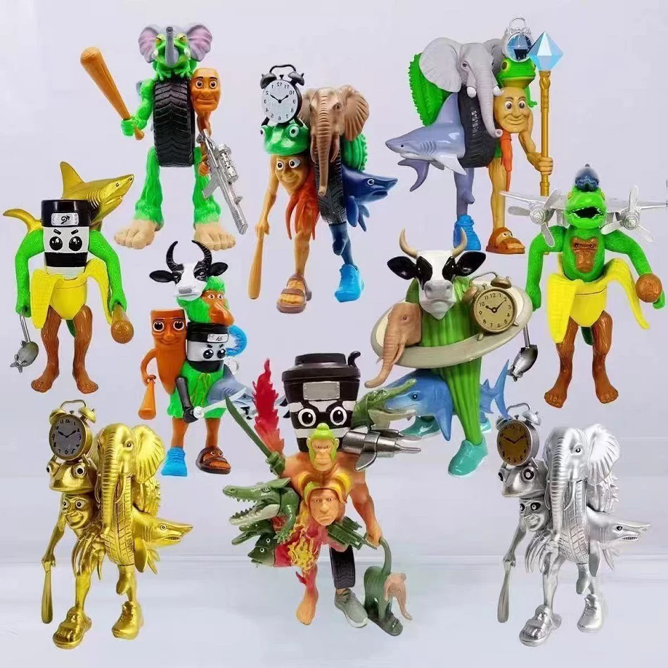 ของเล่นโมเดลปลาฉลามพีวีซี ทุงทุง ซัฮูร์ ทราลาเลโร ทราลาลา สไตล์อิตาเลียน ของตกแต่งบ้านและโต๊ะทำงาน ของขวัญ