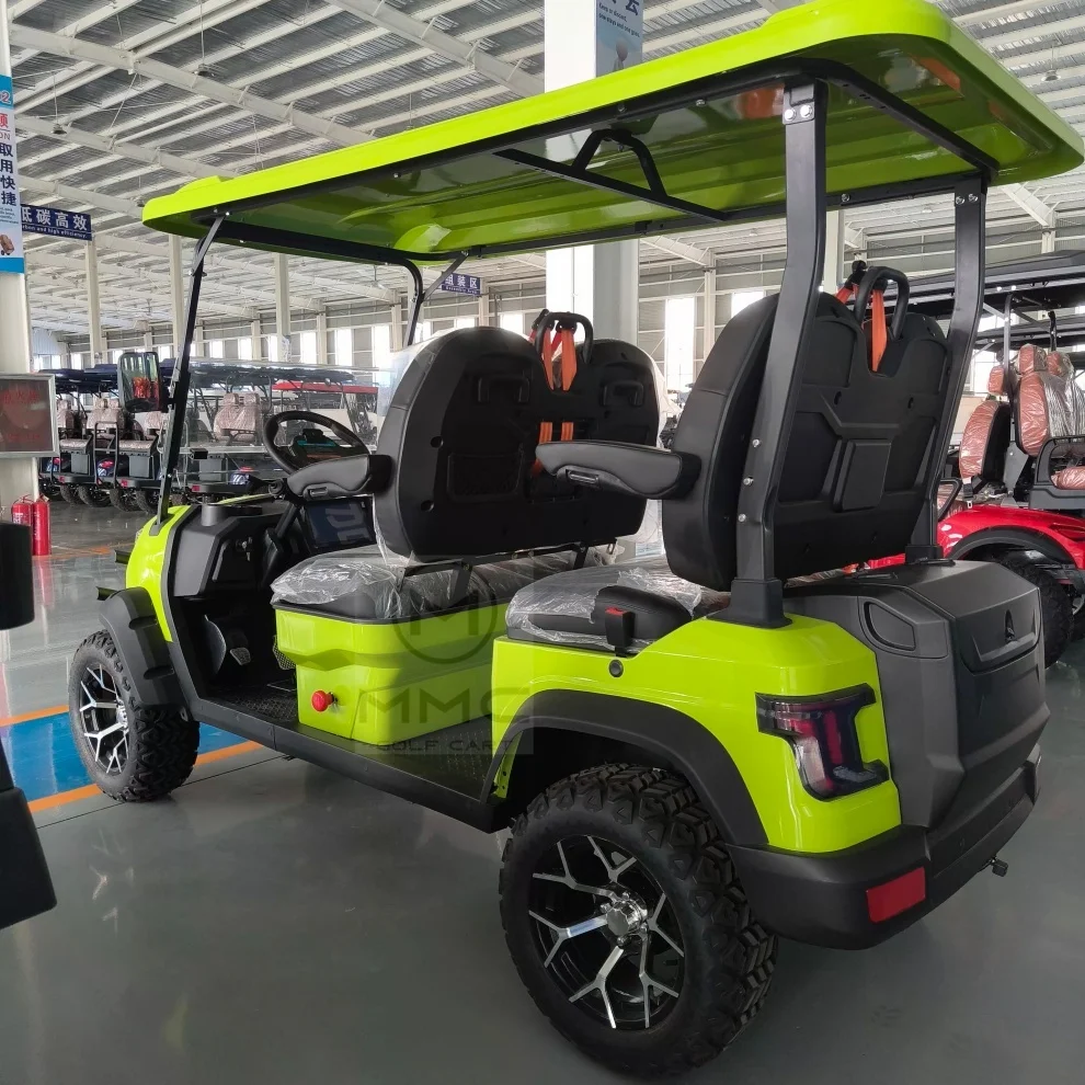 Street Legal Electric Lithium Battery Golf Cart 4/6 Seater 4000W 5000W Sightseeing Scooter 4 Wheel Solar Electric Golf Cart