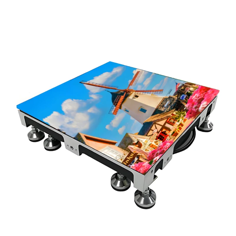500x500 500x1000 Interactive Game LED Indoor Dance Floor Stage ScreenHigh Refresh RateHeavy-dutyFootTraffic
