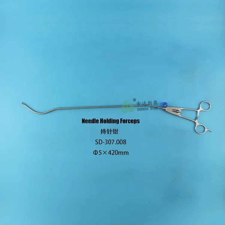 Curved  Holder O Handle Transumbilical Endoscopic Surgery Single Port Flexible Instrument