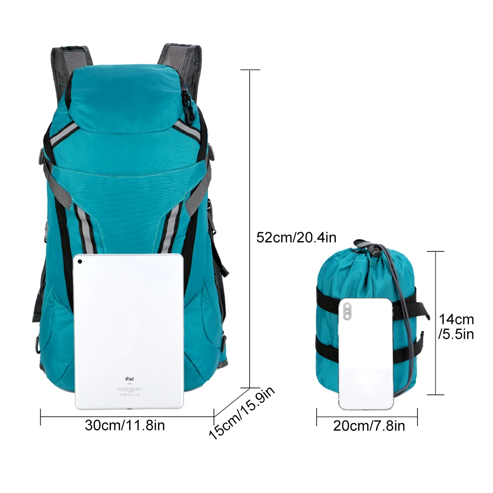 1PCS Foldable Hiking Backpack, Waterproof and Wear-resistant Lightweight Backpack Packable,Outdoor Travel Camping Daypack