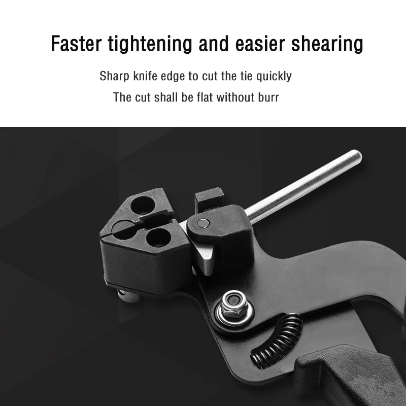 NEW Cable Ties Guns Stainless Steel Hand Fastening Strap Cutting Wrap Tool Automatic Zip Tensioning Tool Cable Ties Plier