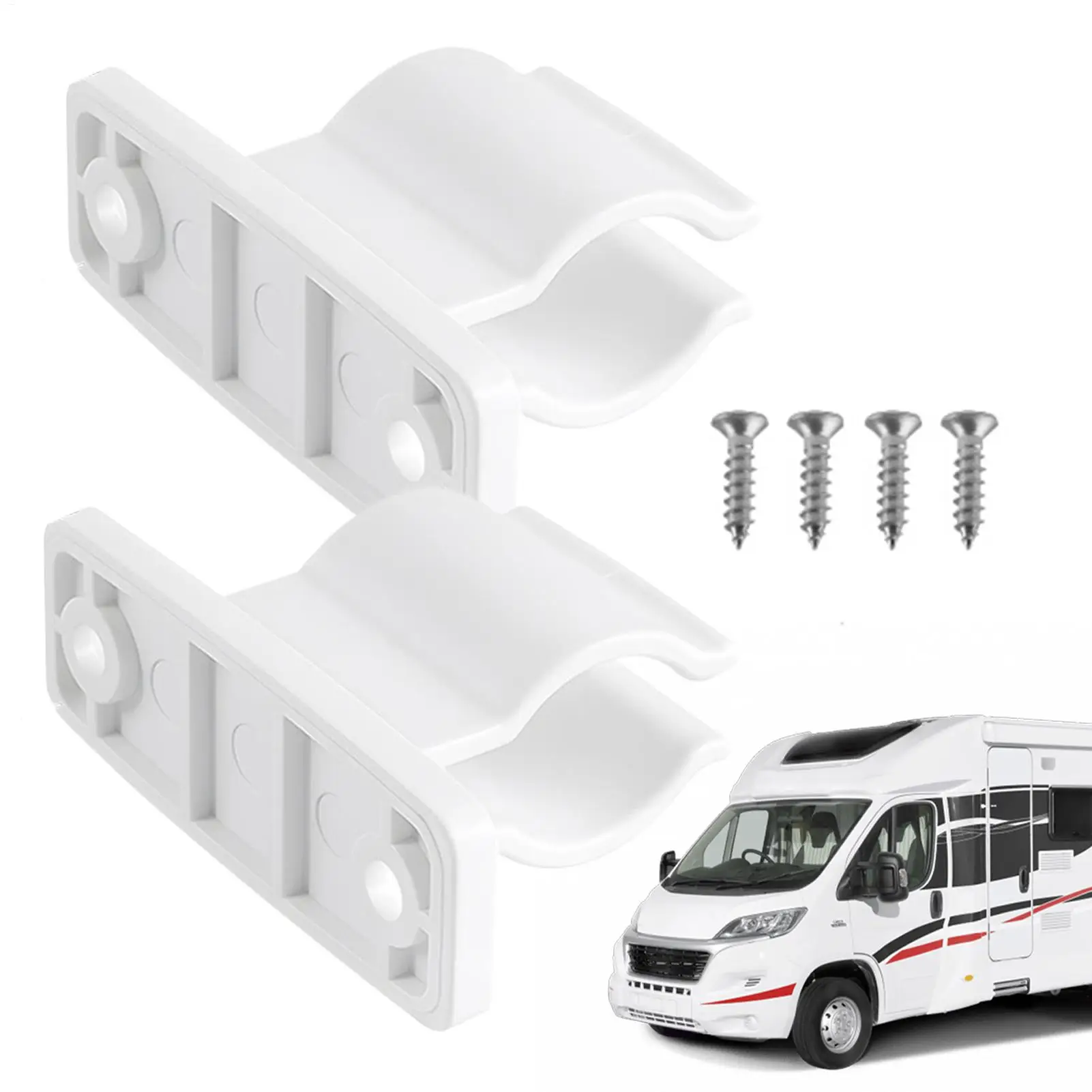 

new RV Awning Crank Bracket & Sun Shade Support With Screws For Motorhome, Food Truck And Outdoor Restaurant