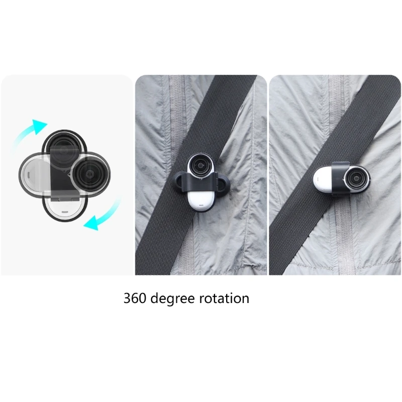 GO 3S垂直水平アクションカメラアクセサリーk1kfのバックパッククリップマウント