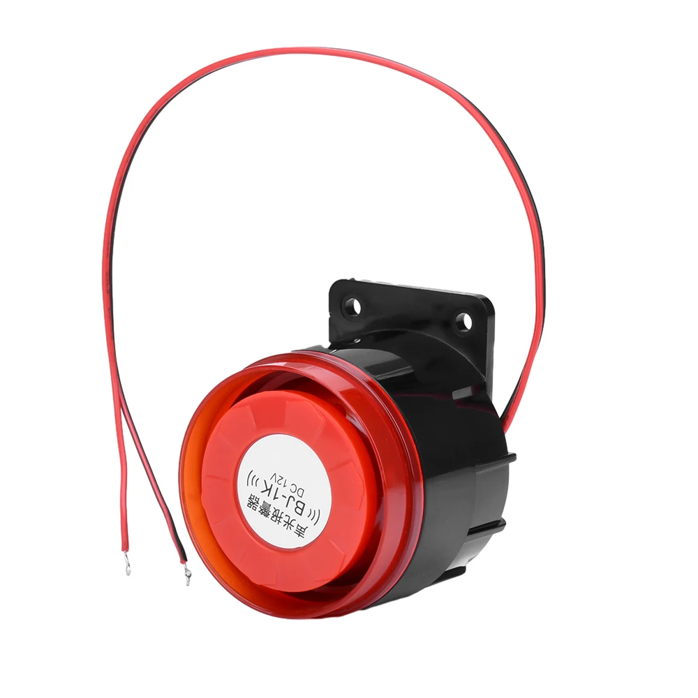 BJ-1K 12V 24V 220V Buzzer High Decibel Sound and Light Alarm Anti-theft Dual Audio Electronic Horn Waterproof Dustproof