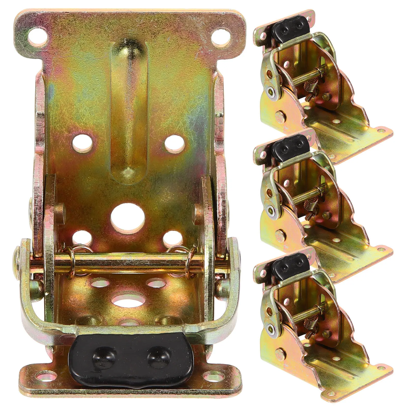 

4Pcs Foldable Table Legs Locking Hinges Iron Folding Bracket Durable Furniture Parts Easy Install Enhance Functionality