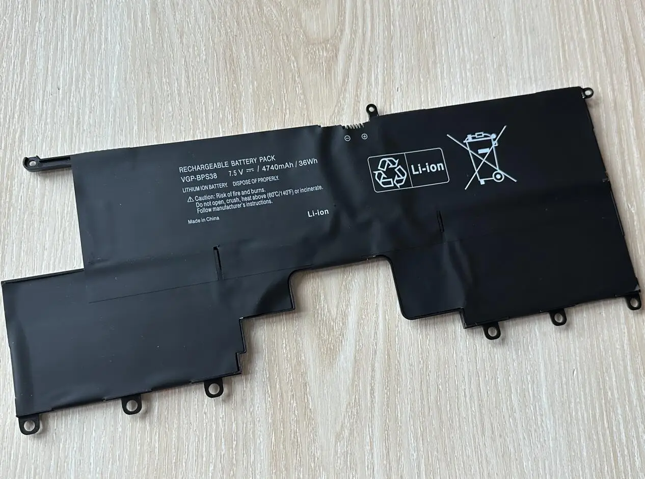 Imagem -03 - Bateria do Portátil para Sony Vaio Pro11 Pro13 Svp1321bpxb Svp13216pg Svp132a1cm Svp11217scs Bps38 7.5v 4740mah Vgp-bps38