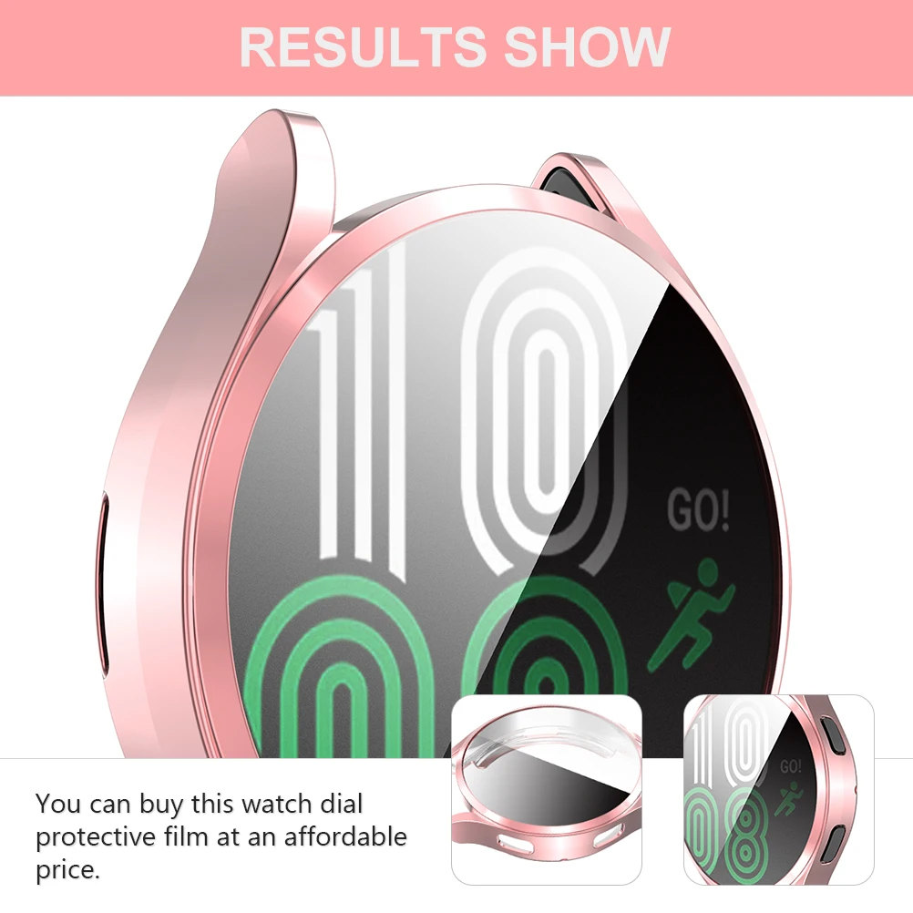 

2pcs Electroplated Tpu Watch Protector High Definition Screen Film For Wristwatch Scratch Resistant Dustproof Easy Installation