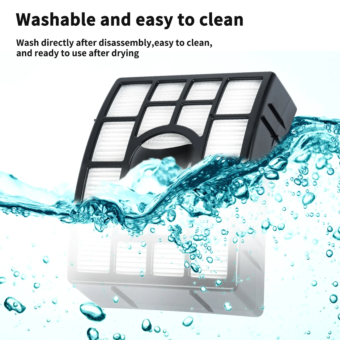 Foam & Felt เครื่องดูดฝุ่นชุดกรองสําหรับ Shark NV650 NV651 NV652 NV650W Part #   ชิ้นส่วนเครื่องดูดฝุ่น XFF650 และ XHF650