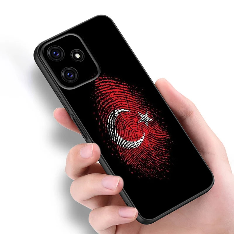 Turkey Turkish Flag Black Silicone Phone Case For Redmi 10 Prime A1 A2 Plus K30 K40 Gaming K60 Pro 9 9A 9C 9T 10A 10C 12 12C 13C