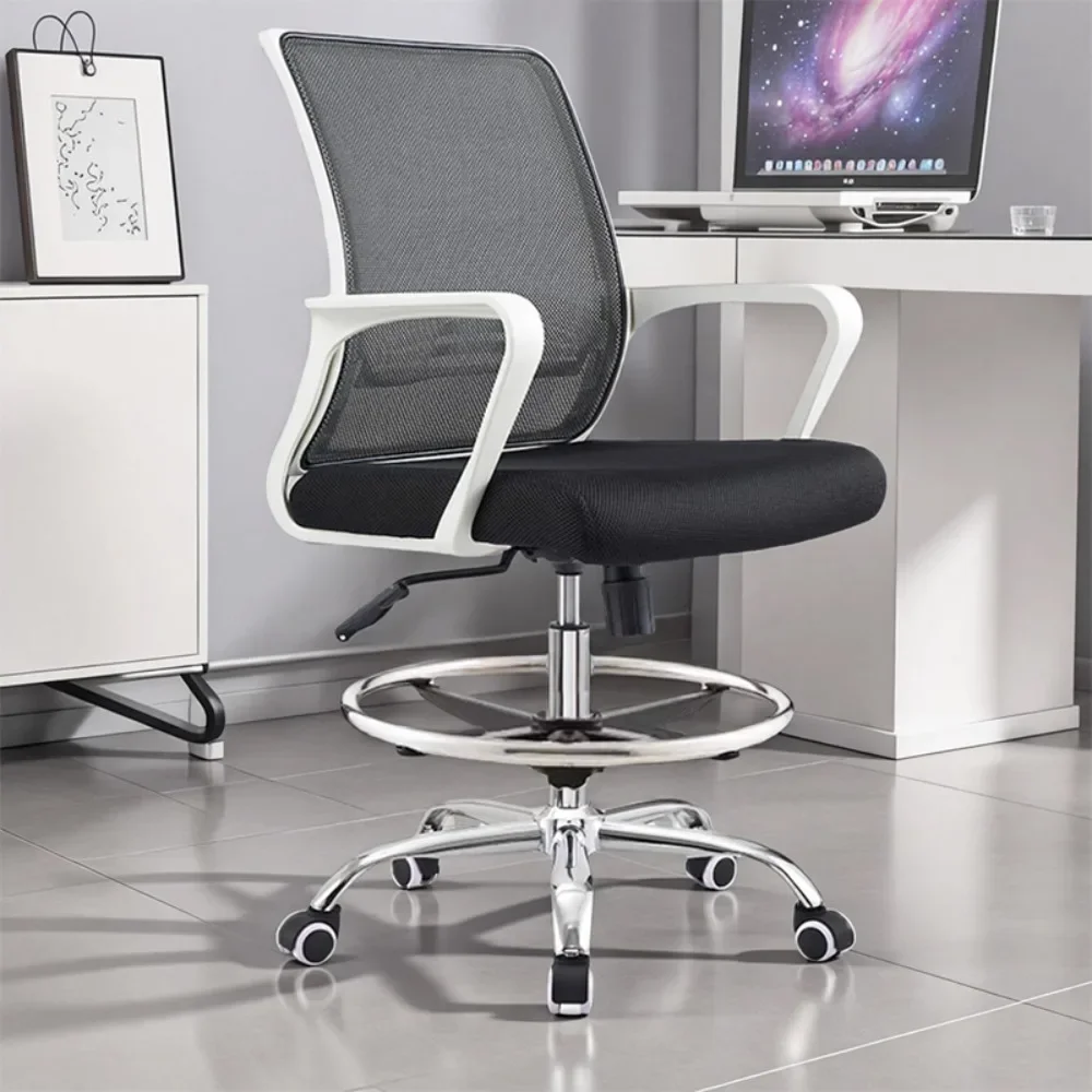 High back chair checkout page chair front desk home computer plus height lift office  bar stool