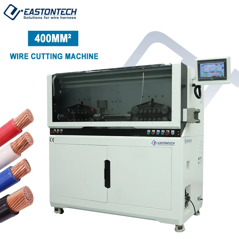 Automatic Cable Cutting Splitting Stripping Machine EW-05S-2 Heavy Gauge Cable Manufacturing Equipment 10-400mm2
