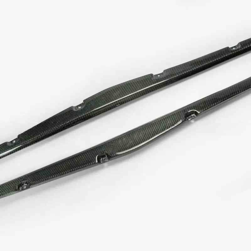 SAAR مناسبة لنيسان 370Z ألياف الكربون تعديل الجانب أجزاء شيطان Z34 تنورة السيارة المحيطة الصغيرة اللوحة السفلية S #3