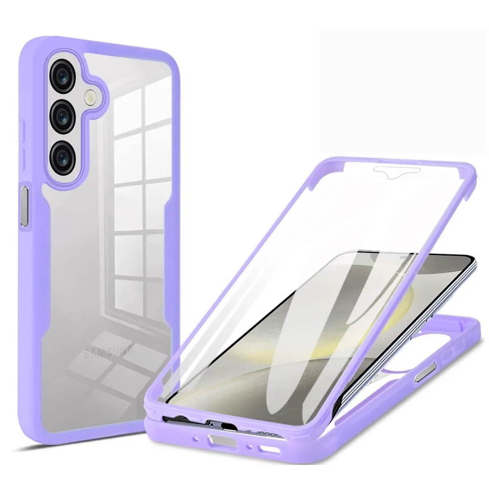 360 Full Body Screen Protector Transparant Case Voor Samsung Galaxy A06 A16 A36 A56 A26 Schokbestendig Telefoon Cover - afbeelding 1