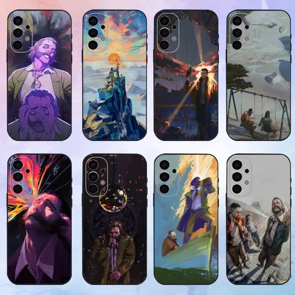 Чехол для телефона Game Disco E-Elysium для Samsung S25, S24, S21, S22, S23, S30, Ultra, S20, Plus, Fe, Lite, Note, 10,9,5G, черный чехол