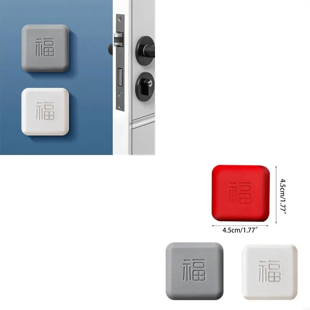 

Силиконовые дверные ручки, бамперы, самоклеящиеся дверные ограничители для защиты, немая наклейка, защита от столкновений,