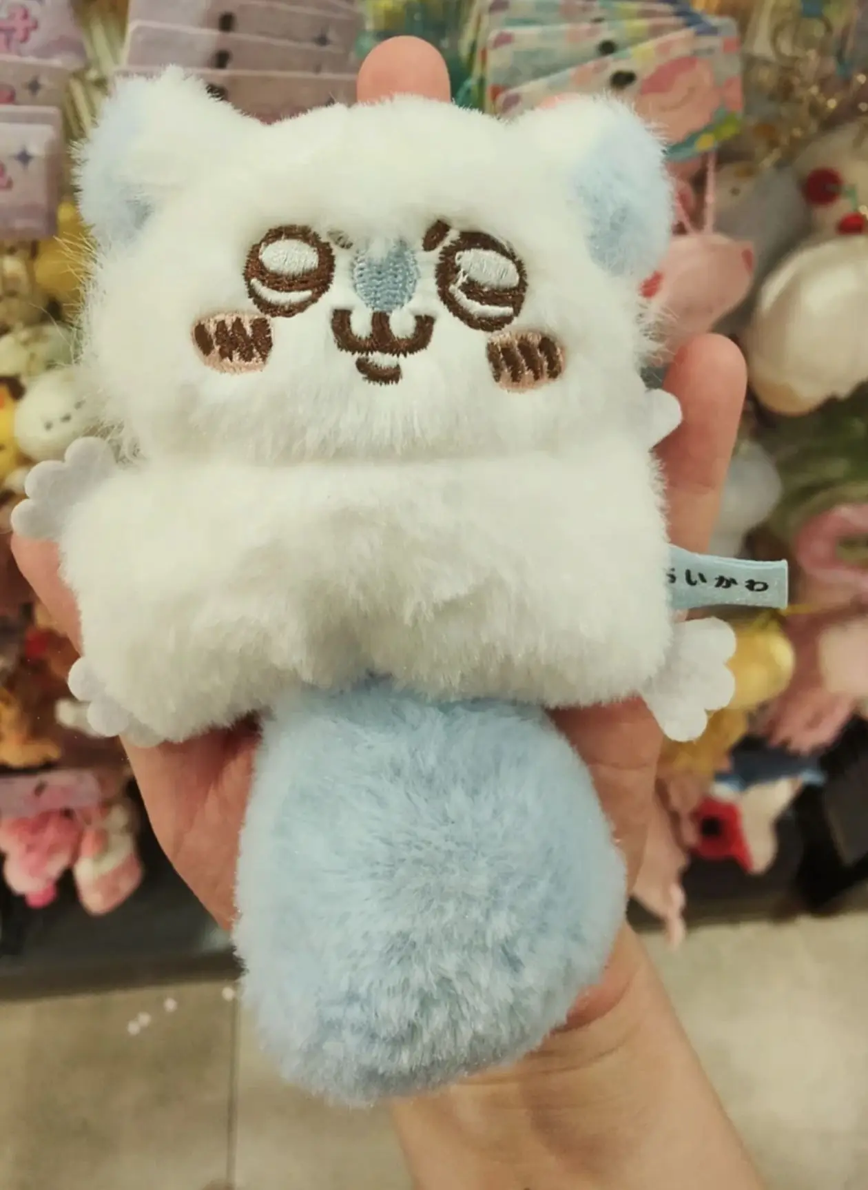 Miniso Chikawas Kawaii أفخم دمية المفاتيح لطيف تحلق السنجاب حقيبة يد قلادة أنيمي تحت عنوان الفتيات موضة عطلة لطيف هدية #4