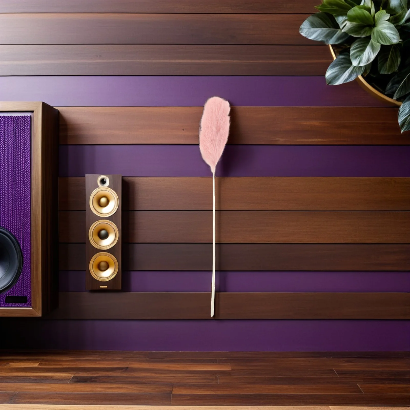 

10Pcs Interactive Cat Teaser Wand: Long Handle Safety Design with Rabbit Material Strip - Engaging Indoor Play Pole for Active