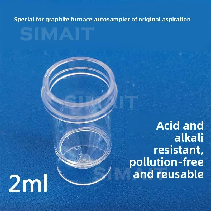 1.2-2ml Autosampler Sample Vials for A A | Comp atible with Shi ma dzu/P E/Je anal/Pu xi AAS Cup