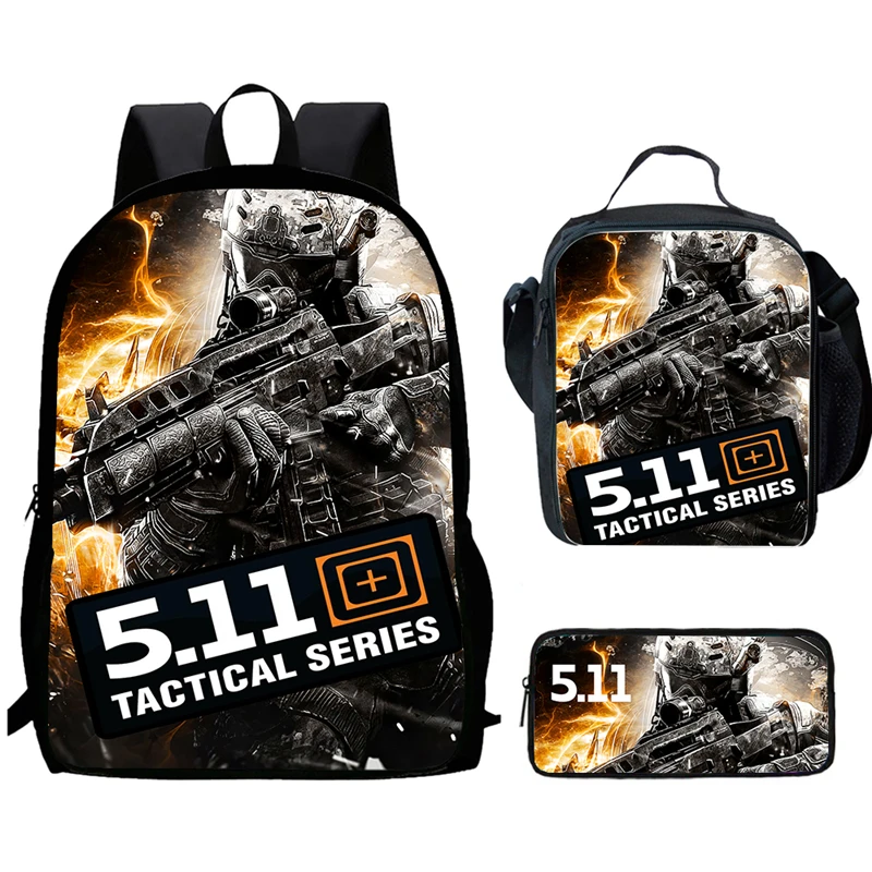 

Cartoon 5.11 Child School Backpack With Lunch Bags Pencil Bags For Age 4-9,Light Weight Child School Bags For Boys Girls