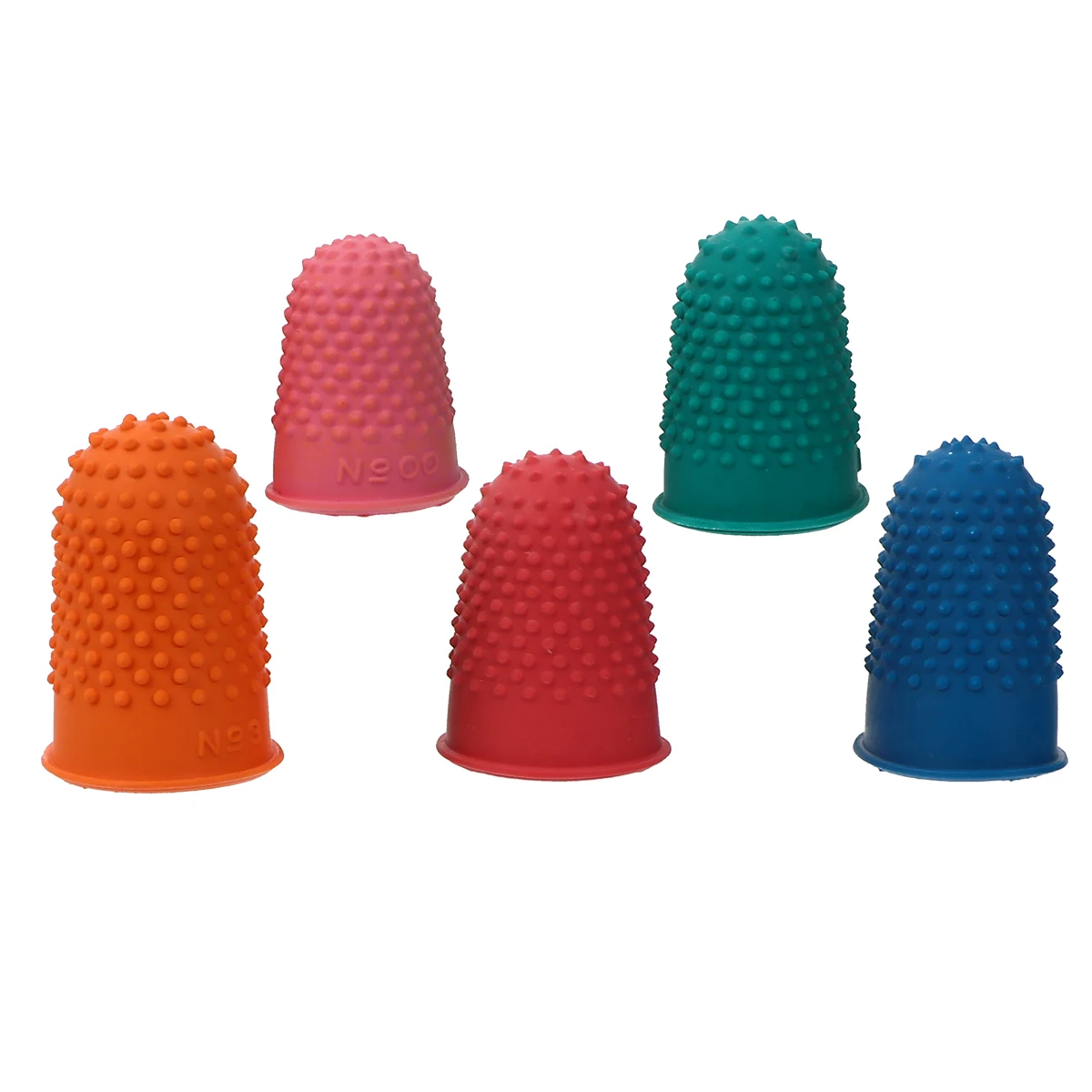 

10 Pcs Finger Protectors Fluororubber Lightweight Anti Scalding Non Slip Fingertip Grips Practical Gaming Office Use
