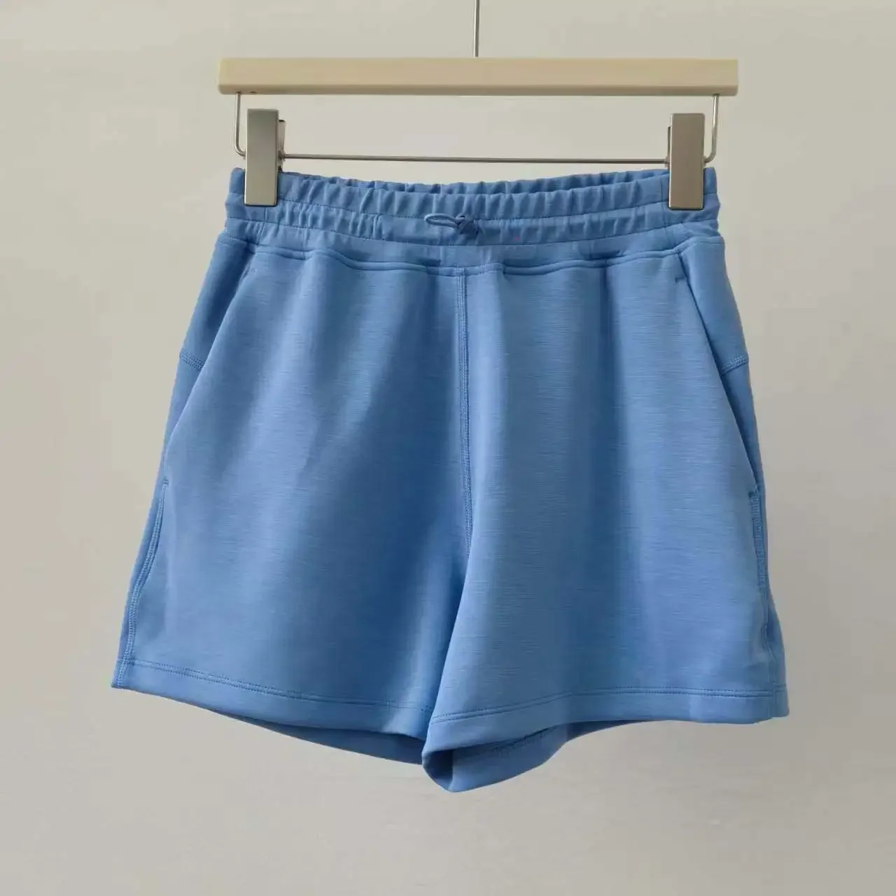 Sand Washed Modal High Waist Adjustable Buckle Running Sports Three-point Yoga Pants Quick-drying Breathable Fitness Shorts