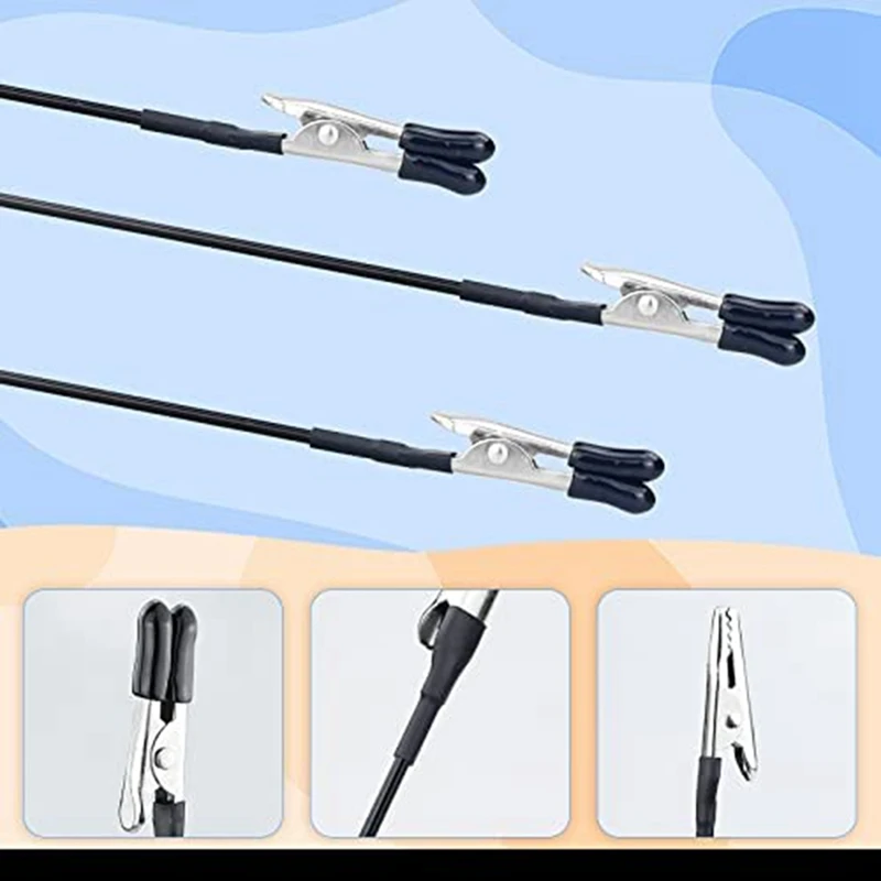 45PCS Alligator Clip Sticks For Model Painting And 1PCS Cleaning Brush For Airbrush Spraying For DIY Card Photo Memo