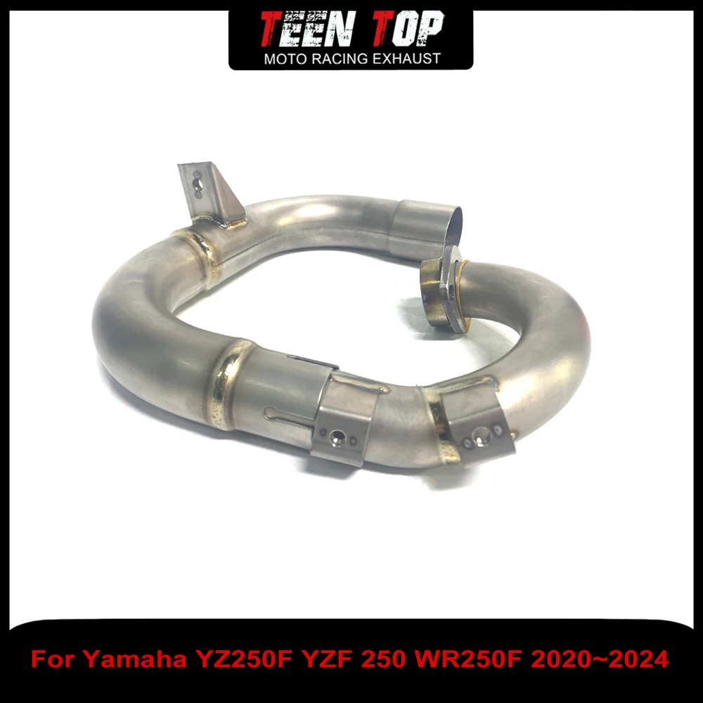 For YAMAHA YZ250F YZF 250 WR250F Exhaust Header Motorcycle Escape Exhaust Elbow Titanium Alloy YZ250F 2019-2024 Connect Tube