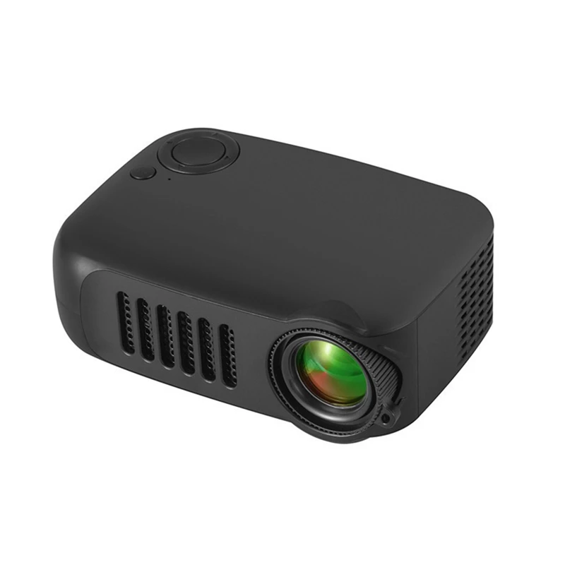 جهاز عرض صغير محمول للمسرح ، جهاز عرض فيديو ليد ثلاثي الأبعاد ، جهاز عرض للألعاب ، 4K ، عبر P منفذ التلفزيون الذكي ، صندوق ، قابس لنا ، متين