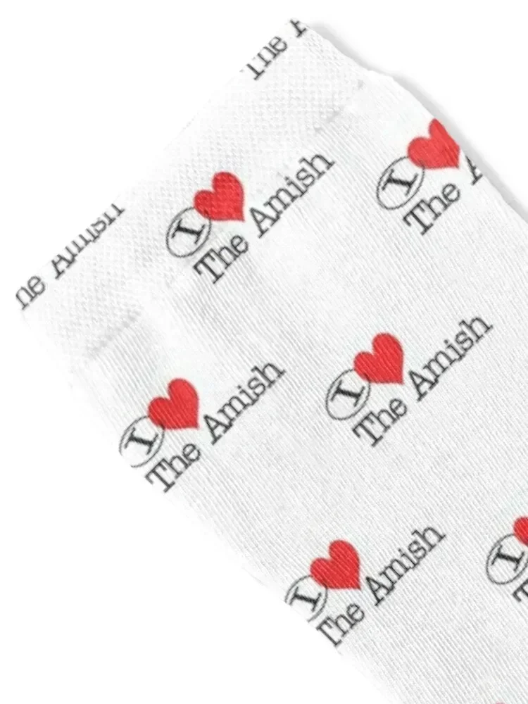 I The Amish Socks basketball fashionable designer brand cotton Socks Men Women's