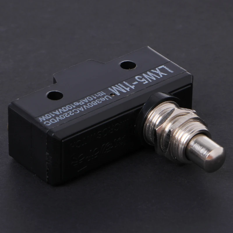 10A 380V LXW5-11M 1NC+1NO Panel Mount Micro Roller Plunger Limit for Electronic Products, Home Appliances