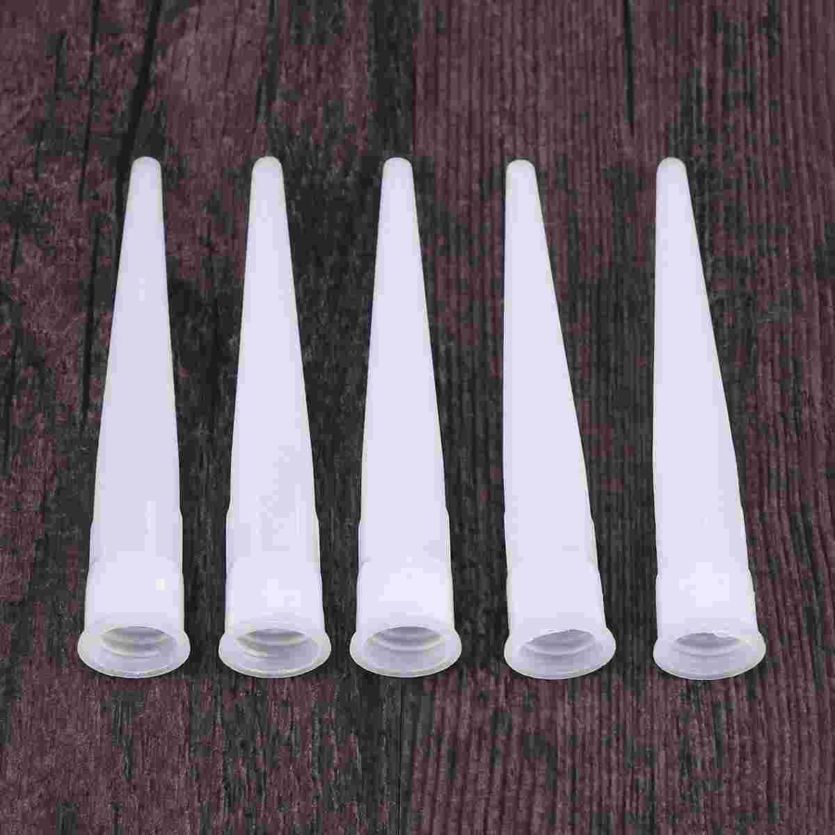 30 stücke Kunststoff Düsen Rohr Liefert Einweg Ink Grip Düse Rohr Spitze (Weiß)