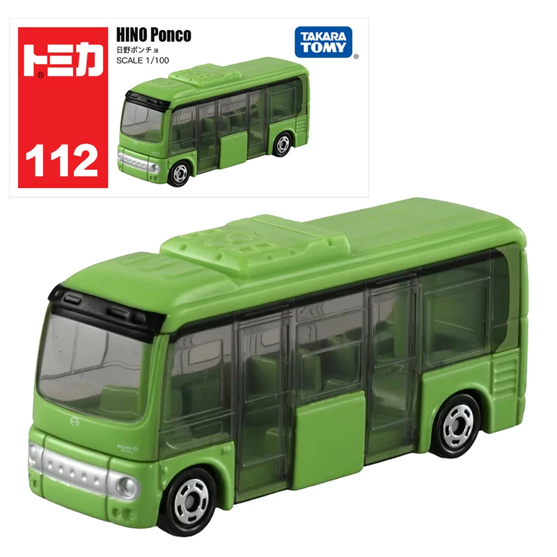 Takara Tomy Tomica No.112 Hino Poncho (Box) Car Alloy Toys Motor Vehicle Diecast Metal Model Kids Xmas Gift Toys for Boys