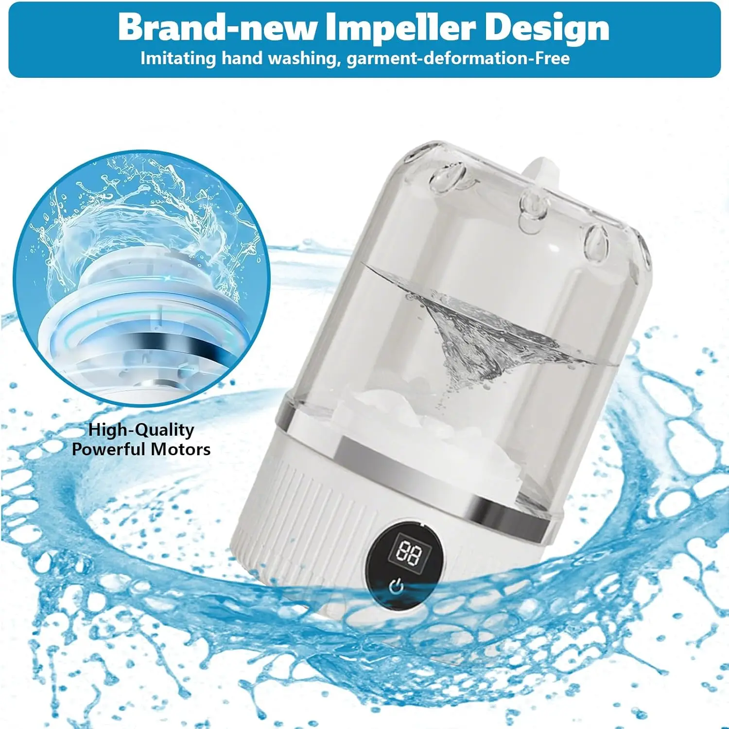 

Портативная стиральная машина, стиральная машина для нижнего белья, маленькая стиральная машина, мини-стиральная машина, аккумуляторная стиральная машина