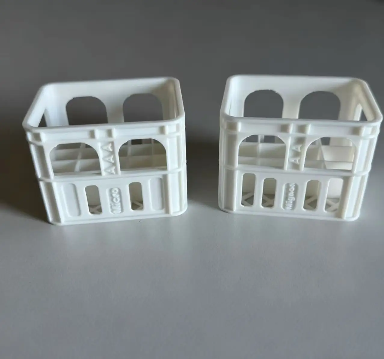3D printed beer frame battery storage box compatible with size AA  and size AAA stackable creative pieces