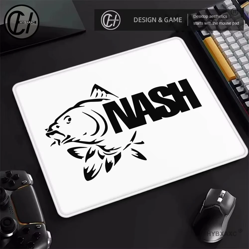 N-Nash Fishing Logos Gaming Mouse Pad XS Small Mousepad For PC Gamer Desktop Decoration Office Mouse Mat Deskmat Rug