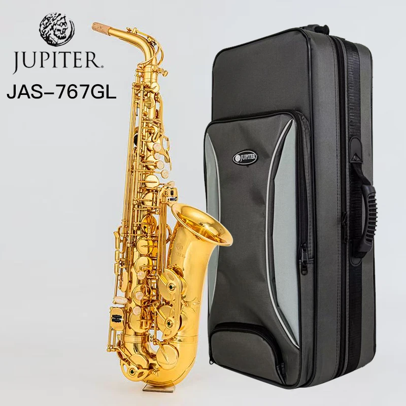 Chinese Taiwan Jepot tenor saxophone in gold downE model LAS-767GL with complete accessories
