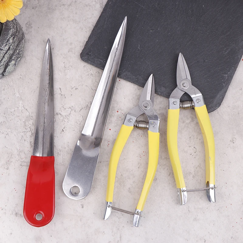 1 conjunto de ferramentas de tecelagem de cesto de aço inoxidável, ferramentas de reparo de vime, reparo de móveis, cadeira, suprimentos de cana, faça você mesmo, ferramenta de tecelagem de rattan