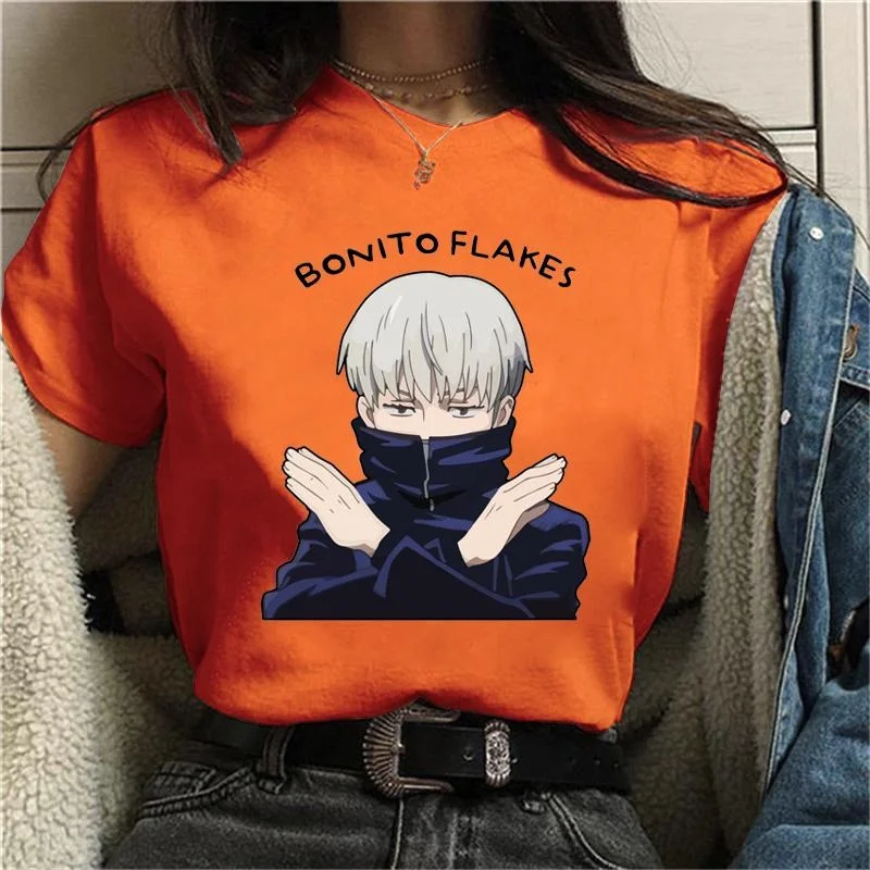 2024 New T-Shirt Funny Inumaki Toge Graphic Print Short Sleeve Fashion Anime Round Neck Summer T-Shirt