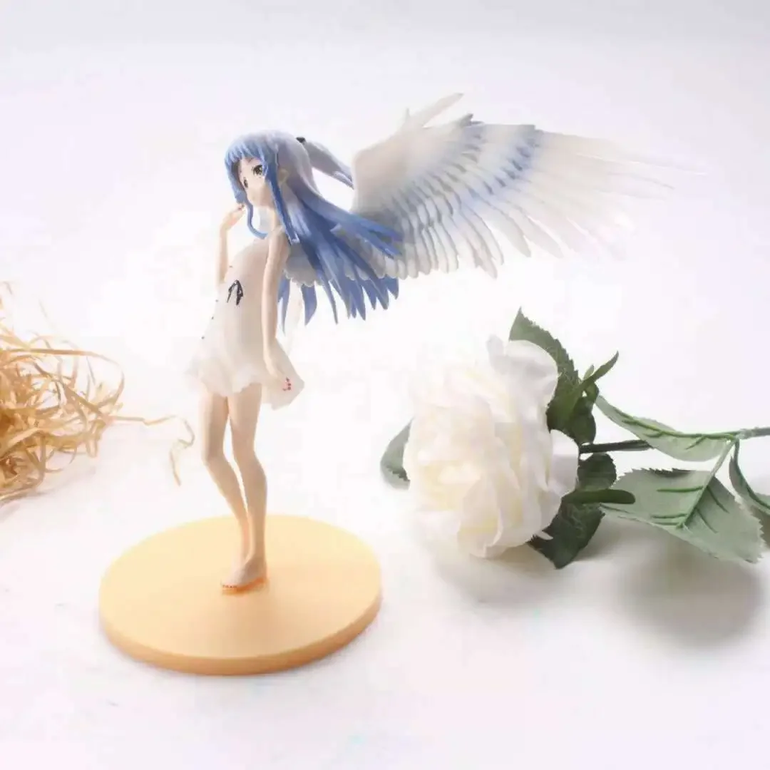 15CM Anime Angel Beats! Tachibana Kanade kawaii vleugel Action figure PVC Model speelgoed Collectie Ornamenten fans geschenken