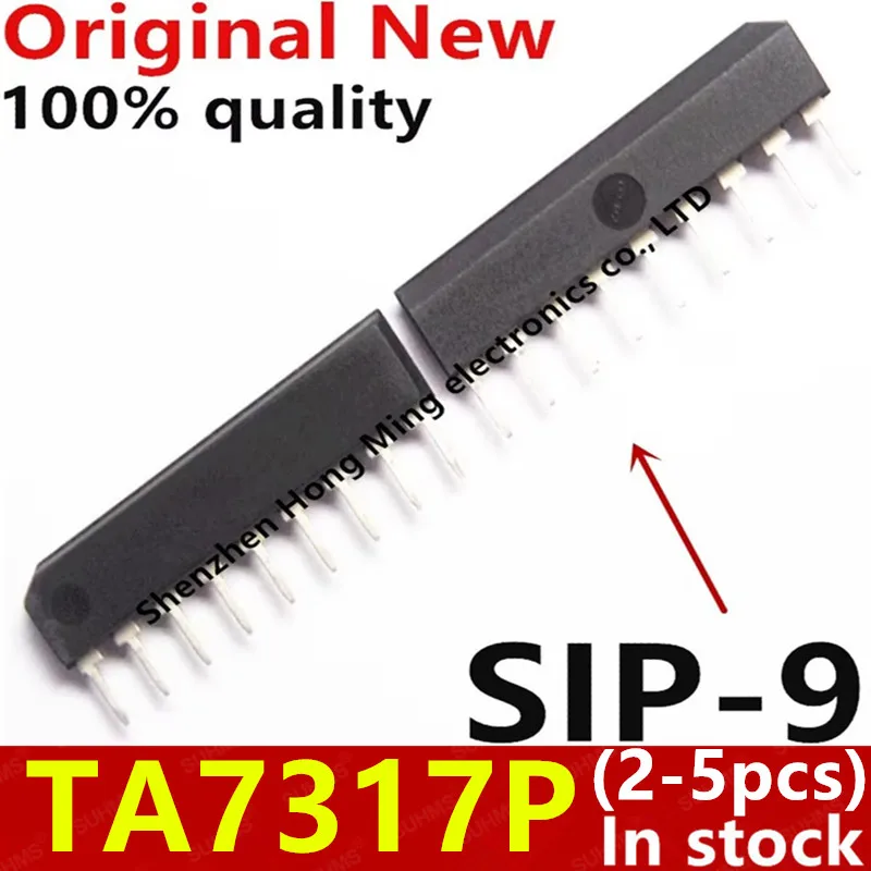 (2-5 قطعة) 100% جديد TA7317P SIP-9 شرائح