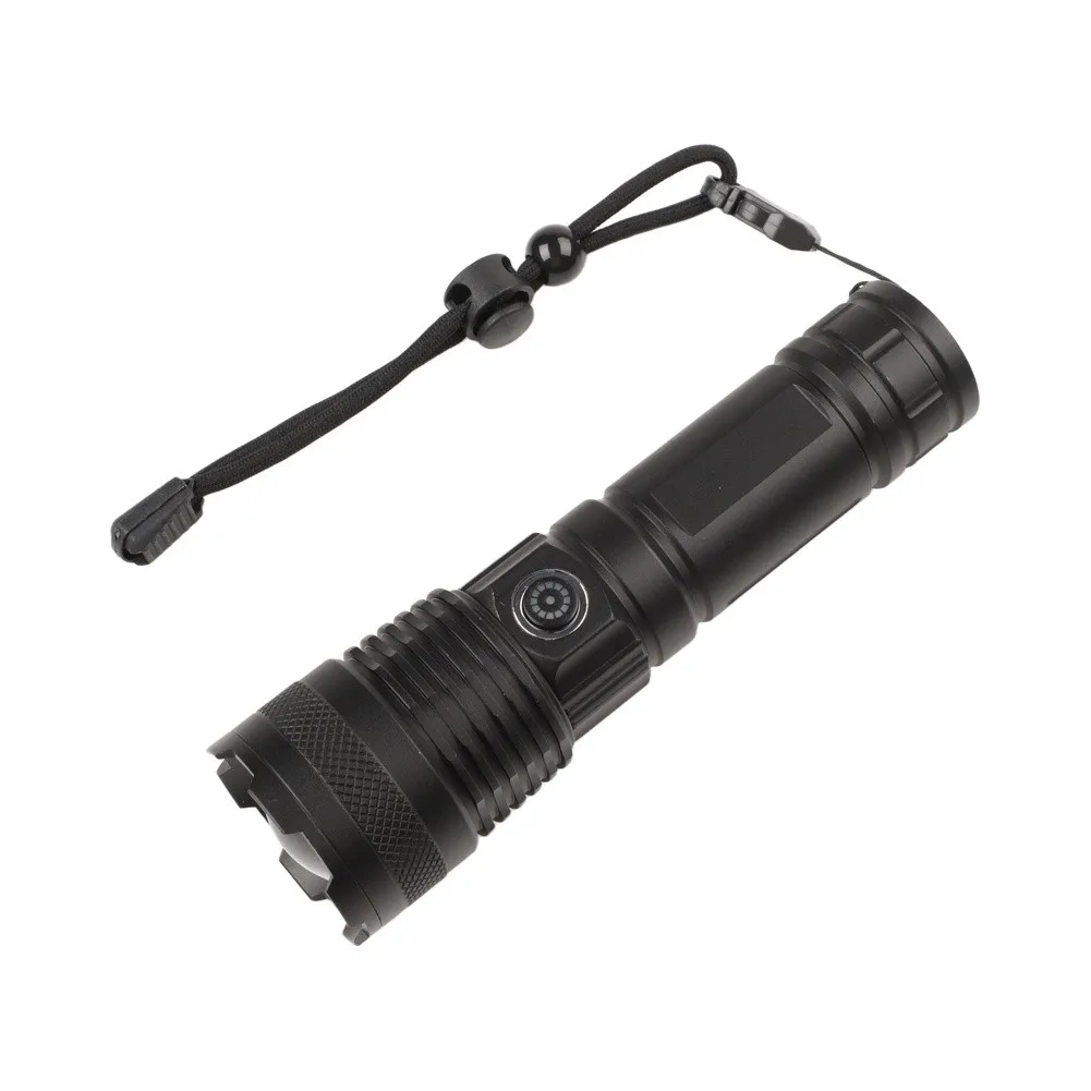 Nighttime Use LED Flashlight for Outdoor Flashlight Battery Indicator Convenient Power Display High Brightness Performance