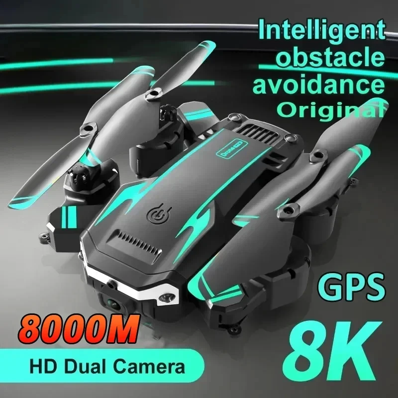 

New G6 Pro Drone 8K 5G GPS Professional HD Aerial Photography Qual-Camera Omnidirectional Obstacle Avoidance Quadrotor Toy UAV