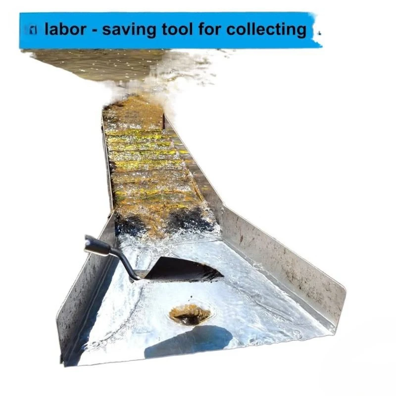 Rubber Gold Panning Sluice Box - Gravity Separation Equipment for Gold Prospecting & Mining, No Power Needed