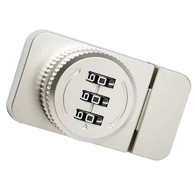 AD33 HOT Keyless Combination Lock No Punching Password Display Case Lock Buckle Locker Hardware Glass Cabinet Door Lock
