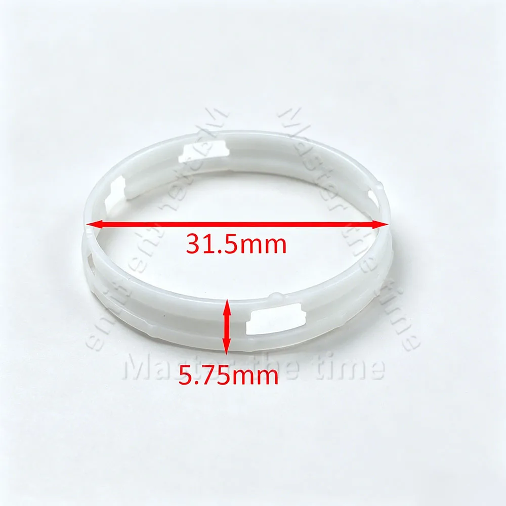 Premium Watch Parts NH35 NH36 Movement Inner Cover 35*5mm Plastic Washer Mechanical Movement Fixing Ring