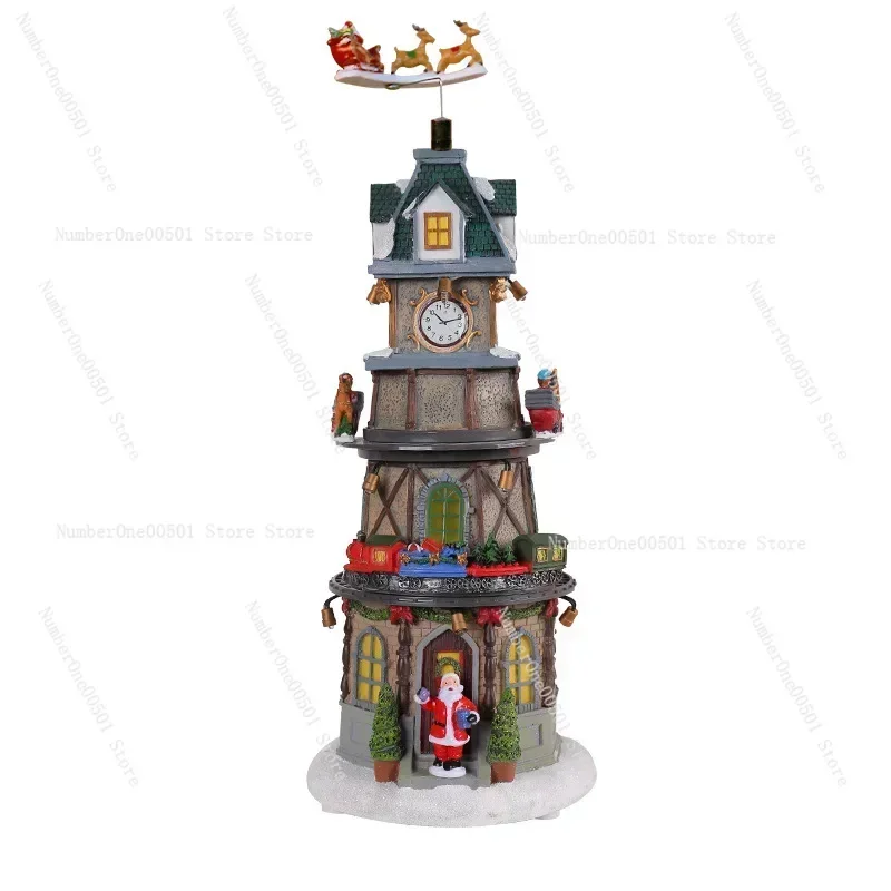 

Рождественский подарок Рождественское свечение Вращающаяся музыкальная шкатулка Детский ночник на день рождения